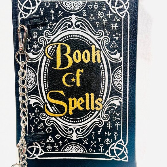 Halloween Purse/Crossbody w/Chain Strap - Book of Spells - Picture 4 of 7